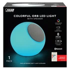 Feit Electric 8" Color Changing Led Orb Light With Bluetooth Speaker New. Price: $51.29.