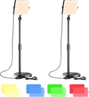2-PACK Led Video With Stand, Home Studio Back Lights, Photo Co New. Price: $29.98.