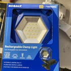 New Kobalt 1500LUMEN Led Battery Rechargeable Clamp Work Flood Light #1074663 D8. Price: $29.99.