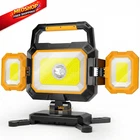 Yzoni 35W Rechargeable Work Light, 3500LM Magnetic Led Black And Yellow New. Price: $46.19.