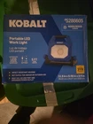 Kobalt 4000/8000 Lumens Portable Led Blue Detachable Work Flood Light - New. Price: $41.23.