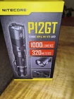 Nitecore Flashlight P12GT 1000 LUMENS,320 Meter Throw.brand New.includes Holster. Price: $70.00.