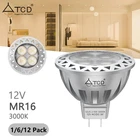 Atcd MR16 Led Bulbs 12V GU5.3 Bi-pin 3000K 5W/35W Equivalent Spotlight New. Price: $47.25.