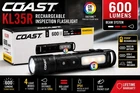 Coast KL35R Rechargeable Inspection Flashlight 600 Lumen Usb-c Led Work New. Price: $26.99.