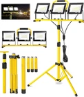 21000 Lm Led Work Light With Stand, 3-HEAD Adjustable Portable Tripod New. Price: $95.99.