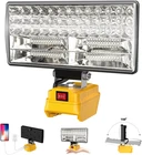 8" Cordless Led Work Light For Dewalt 20V Battery, Two Levels Adjustable Flood New. Price: $28.99.