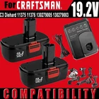 2-PACK For Craftsman 19.2V C3 Diehard Battery 130279005 11375 11376 Charger New. Price: $144.00.