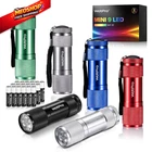 Wdtpro Led Mini Flashlights, 6 Pack, Silver, Blue, Gray, Black, Green, Red New. Price: $18.38.