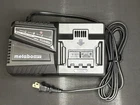 Metabo Hpt UC18YFSL Battery Charger 14.4-18V Black Single Slot Cable Clean Used. Price: $20.00.