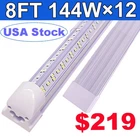 12 Pack Led Lights Fixture Tube Strip Ceiling 8FT For Offices Shops New. Price: $219.92.