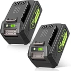 Pack 24V 6.0AH Greenworks Battery Replacement 29842 29852 Lithium Ion New. Price: $59.99.