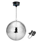 Yescom 16" Large Disco Ball With Motor 6RPM 18 Rgbw Led Lights For 70S 80S Party New. Price: $109.90.