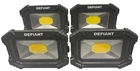 Lot Of 4 Defiant Rechargeable Magnetic Utility Light Foldable Handle 90838 Open. Price: $74.99.