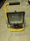 Luminar 500 Watt 120 Volt Portable Work Shop Lights Foam Covered Handles Tested Used. Price: $15.00.