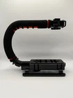 Zeadio Handheld Video Stabilizer Camera Rig W/ Top Handle & Base Plate Used. Price: $19.99.