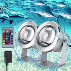 Eecoo Led Underwater Lights IP68 Submersible Spotlight Color Changing New. Price: $84.46.