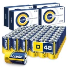 Allmax D Maximum Power Alkaline Batteries (48 Count) Ultra Long-lasting, Le... New. Price: $92.79.