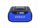 Kobalt 40-VOLT Ah Lithium-ion Battery For Cordless Power Tools With Led Charge New. Price: $250.00.