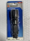 Jobsmart Led Aluminum Flashlight 120 Lumens Hr Run Time 164 Ft. Beam Clip-on New. Price: $9.99.