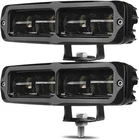 Deri Inch Led Light Bar, 2PCS 6000LM Spot Slim Pods With Cutoff White New. Price: $52.99.