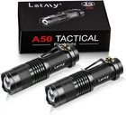 Letmy Tactical Flashlight, Super Bright Led Mini Flashlights With Belt Clip, Zoo New. Price: $13.80.