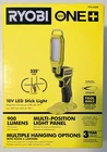 Ryobi 18V Led Stick Light PCL668B Tool Only 900 Lumens Multi-position 335 Pivot New. Price: $36.88.