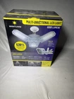 Brightliving 6000 Lumens Multi-directional Led 3-LEAF Garage Light New!!. Price: $24.99.