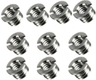 (10 Packs) Fotasy Stainless Steel 3/8" To 1/4" Reducer Bushing Convert Silver New. Price: $10.24.