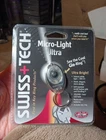 Swiss Tech Micro-light Ultra Ring Keychain Led Flashlight-silver New. Price: $9.99.
