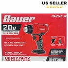 Bauer 20V Cordless Heat Gun 895 F W/ Led Light & Nozzles Tool Only New. Price: $58.00.