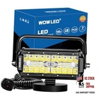 Magnetic Led Work Light Bar, 48W Combo Portable Black New. Price: $64.94.