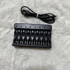Rayhom 8 Bay Aaa Battery Charger, Usb High-speed Charging, Independent Slot New. Price: $9.00.