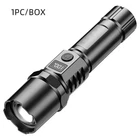 Ultra Bright Led Flashlight With Zoom And Battery Indicator Light, Usb Charging New. Price: $14.55.