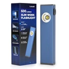 Lexall Rechargeable Flashlight, 600 Lumens Portable Led Small, Navy Blue New. Price: $32.25.