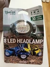 Nor East Outdoors Led Headlamp 8 Lights Modes 30 Lumens Batteries Included New. Price: $12.00.