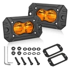 Amber Flush Mount Led Pods, Akd Part Cree Bumper 3", New. Price: $53.14.