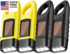 4 Pack Hand Crank Solar Powered Flashlight Emergency Rechargeable Led , Black) New. Price: $40.67.