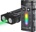 1100 Lumen Small Edc Keychain Flashlight With Green Beam - Rechargeable Rgb New. Price: $44.61.