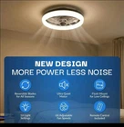 Bell+howell Cannonx 19.7IN Flush Mount Led Ceiling Fan Light 3200LM Remote New. Price: $115.00.