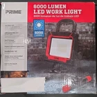 Prime 6000 Lumen Work Light - (LEDWLS06) New Factory Sealed. Price: $80.00.