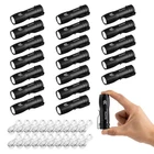 Kunhe 20 Pack Small Rechargeable Flashlights Bulk Usb-c Mini High Lumen New. Price: $95.39.