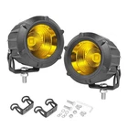 3.5" Amber Round Led Fog Lights 50W Combo Offroad Driving Ambe... New. Price: $78.33.
