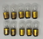 Lot Of - Ge No. 1004 Miniature Bulbs 12.8V 0.94 Amp, BA15D B6 Made Usa New. Price: $19.98.