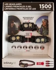 Infinity X1 Led Headlamps 1500 Lumens #1938085 - Pack Of Rechargeable New. Price: $37.52.