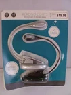 Withit Reading Lights Two-led Clip For Books & E-readers Black Silver New. Price: $7.96.