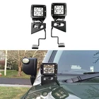 12W Cube Spot Beam Led Front Cowl Light Kit W/windshield Pillar Steel Mountin... New. Price: $107.66.