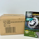 Nib Bell+howell Solar Swivel Disk Lights 8-LED Bronze 10-PACK New. Price: $33.99.