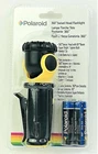 Polaroid 360 Swivel Head Clip On Emergency Flashlight Yellow Batteries New. Price: $19.99.