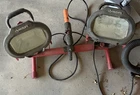 Husky Twin-head Led Work Lights Used. Price: $88.00.