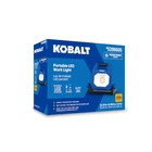 Kobalt 4000/8000 Lumen Portable Led Blue Detachable Work Flood Light 5286605 New. Price: $43.80.